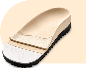 Footwear base with integrated arch support
